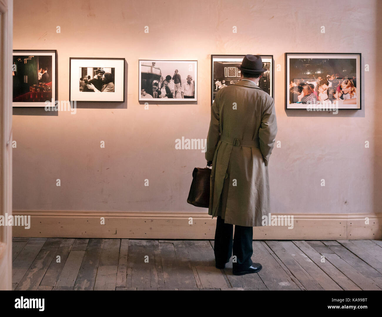 Here we Are photo exhibition in `Old Sessions House Clerkenwell London EC1 Stock Photo